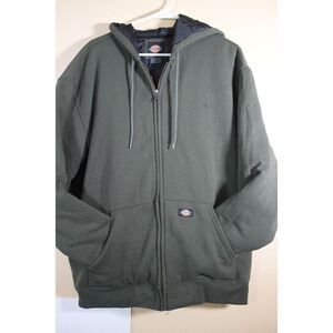 Dickies Forest Green Zip-Up Hoodie - Size XXL